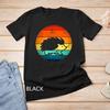Hedgehog 70's Style Vintage Retro Sunset Hedgie Unisex T-shirt