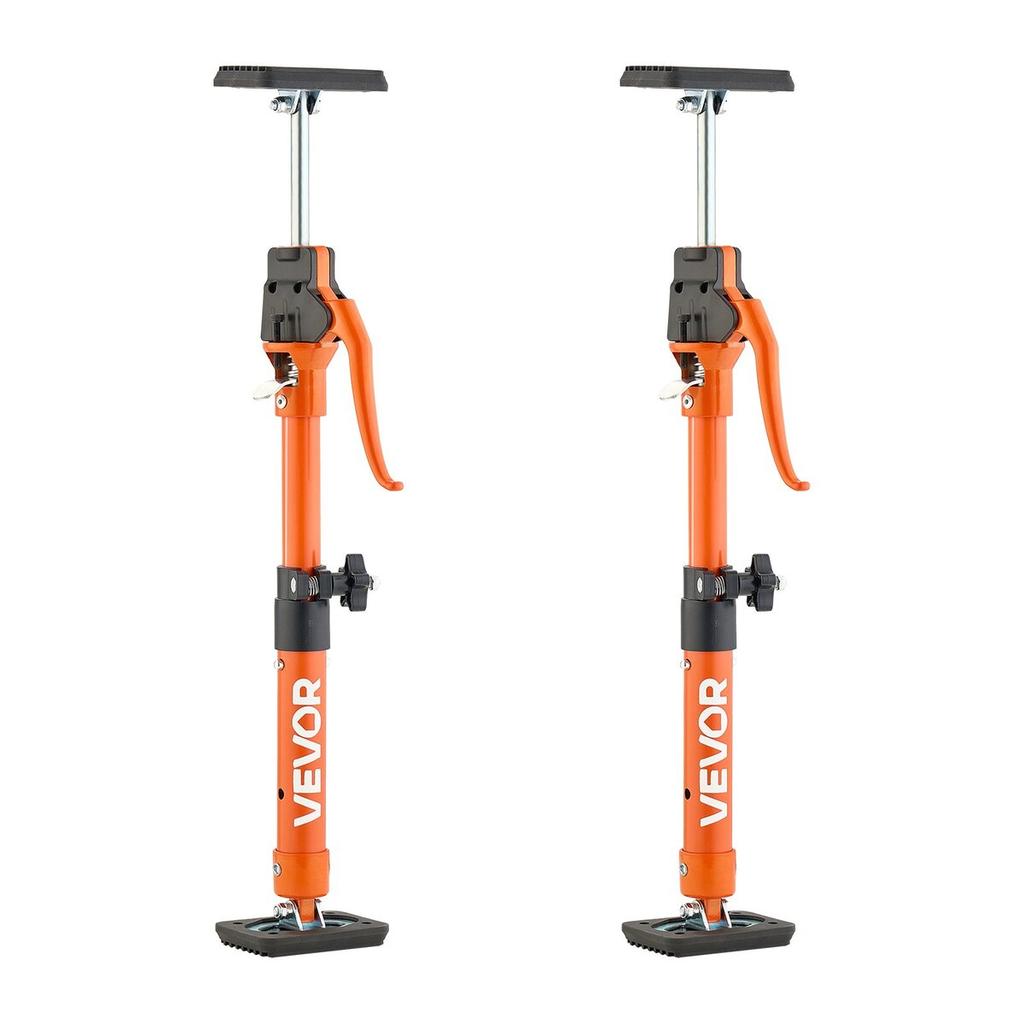 Cabinet Jack Support Pole, 2-Pack, 40-60 cm Steel Telescopic Quick Support Rod, Adjustable 3rd Hand System up to 100 kg Capacity for Installing