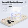 Чехол с принтом фиолетовых цветов для iPhone 17 Pro Max iPhone 16 15 14 13 Pro Max Магнитный Для Magsafe Мягкий силиконовый задний чехол для телефона