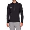 Energy First Layer Half Zip Long Sleeve Asian Fit FL Half Zip Longsleeve AF Men's black [Mammut] Men's/Aenergy 1016-01310