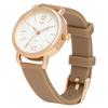 Fieldwork Women's Analog Watch with Silicone Band, Nickel-Free, Brown, NF Mervy YM090-5
