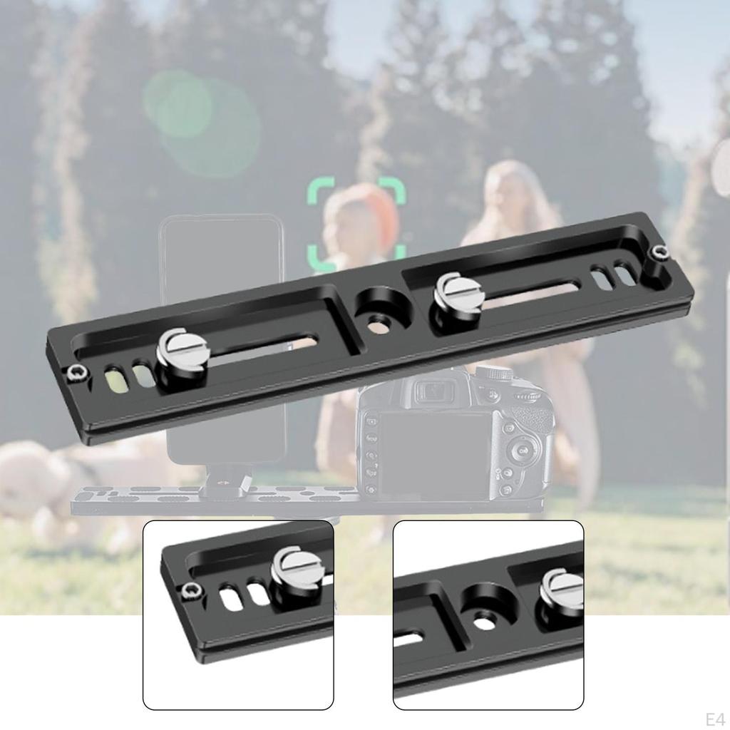 Camera Tripod Quick Release Plate Aluminum Alloy DSLR Stabilizer Accessories Easy To Install