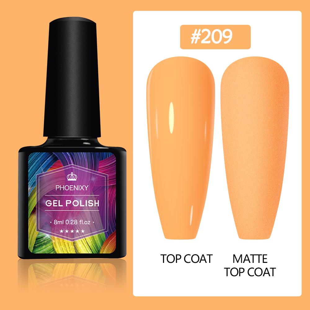 PHOENIXY 8 мл гель-лак для ногтей, полуперманентный гель, блестящий гель, отмачиваемый блестящий стартовый набор, маникюрный набор для маникюрного салона
