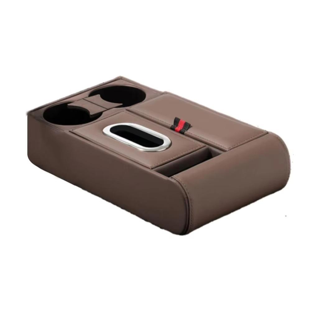 PU leather Armrest Heightening Pad Multifunctional Center Console Organizer Auto Accessory