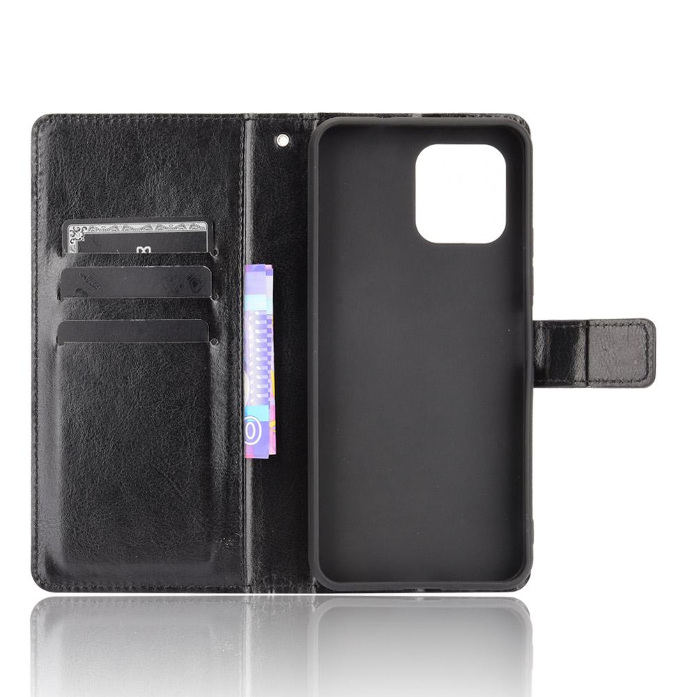 for Oukitel C21 Pro Wallet Case with Kickstand & Card Slots – Shockproof, Dustproof, Business Heavy Duty Flip Leather Cover