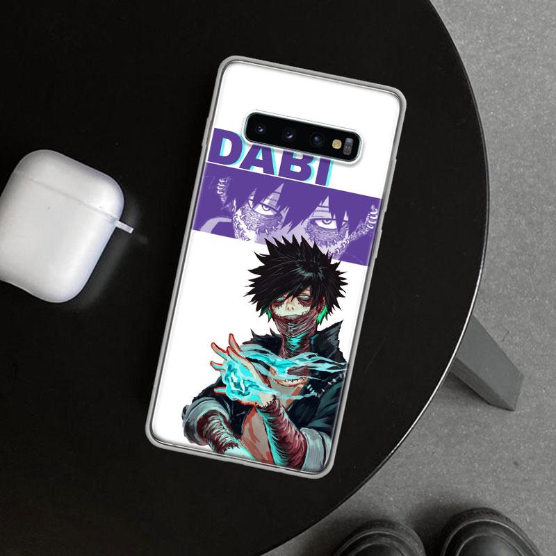 Чехол для телефона MHA Dabi Bnha для Samsung Galaxy S26 S25 Edge S24 S23 Ultra S22 Plus S21 FE S20 + Художественный Индивидуальный Fundas Galaxy