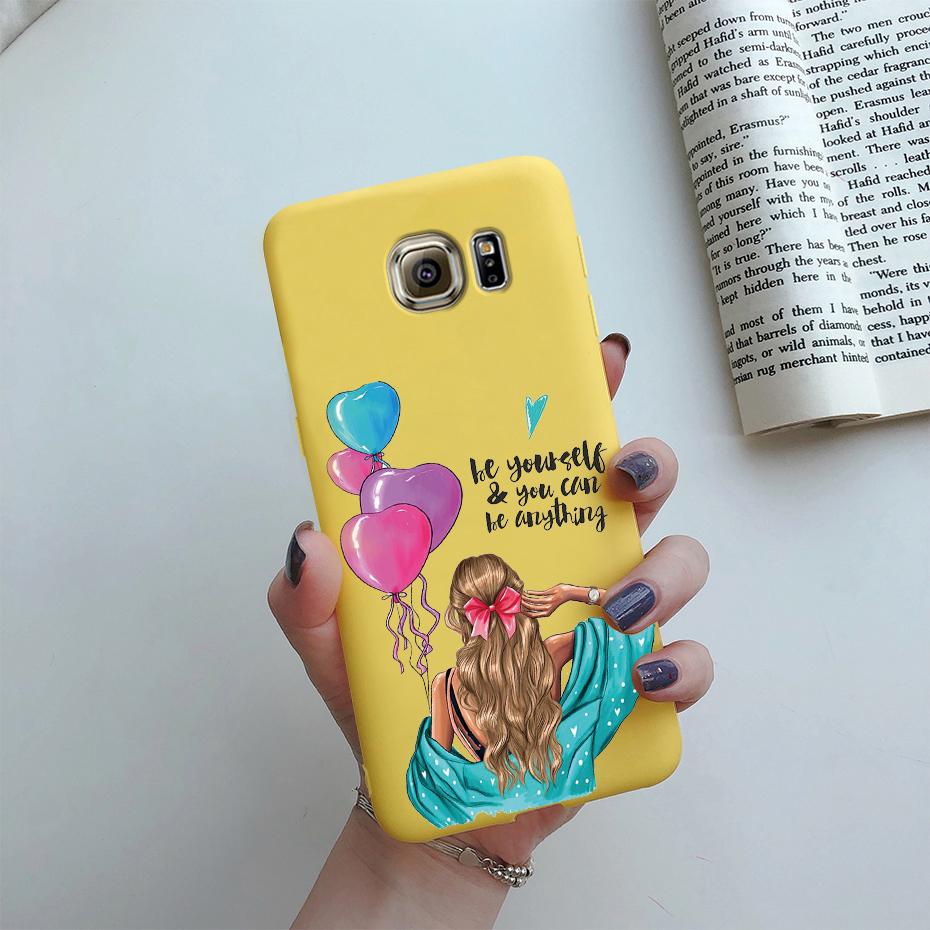 For Samsung Galaxy S7 egde case Cover for Samsung Galaxy S6 edge Case for Samsung S7 S6 G920F SM-G925F Cover Cute Silicon Fundas