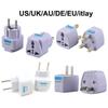 Universal US/UK/AU/DE Plug Adapter USA To Euro Europe Travel Wall AC Power Charger Adapter Converter 2 Round Pin Socket