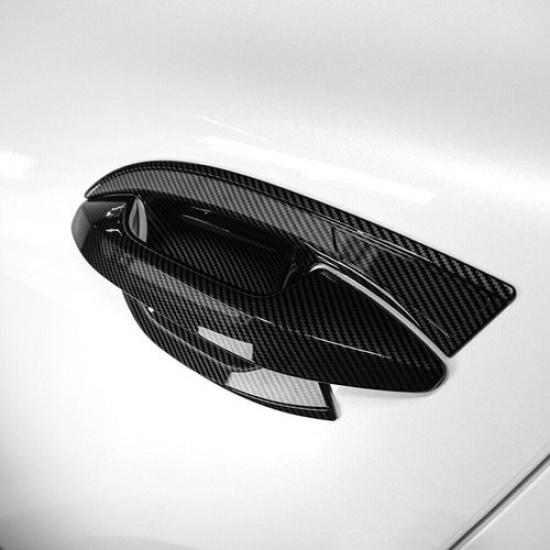Fits For Kia Sportage -2025 Carbon Fiber Car External Door Handle Cover Trim