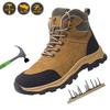 Рабочие ботинки Неразрушимая защитная обувь Мужские ботинки со стальным подноском Защищенные от проколов кроссовки Мужская обувь Обувь Нескользящие рабочие ботинки