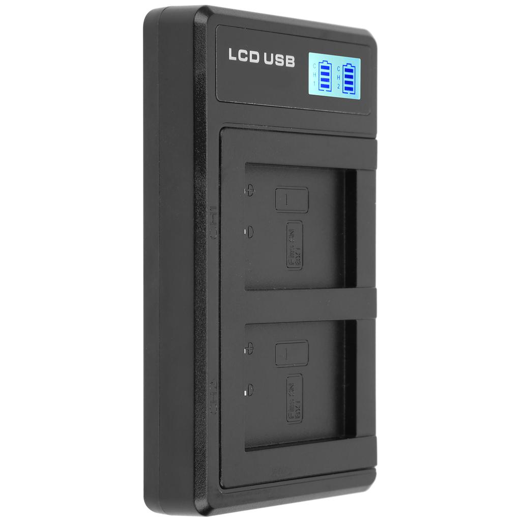 Портативное зарядное устройство для аккумулятора камеры NPBX1 USB двойное зарядное устройство с ЖК-дисплеем