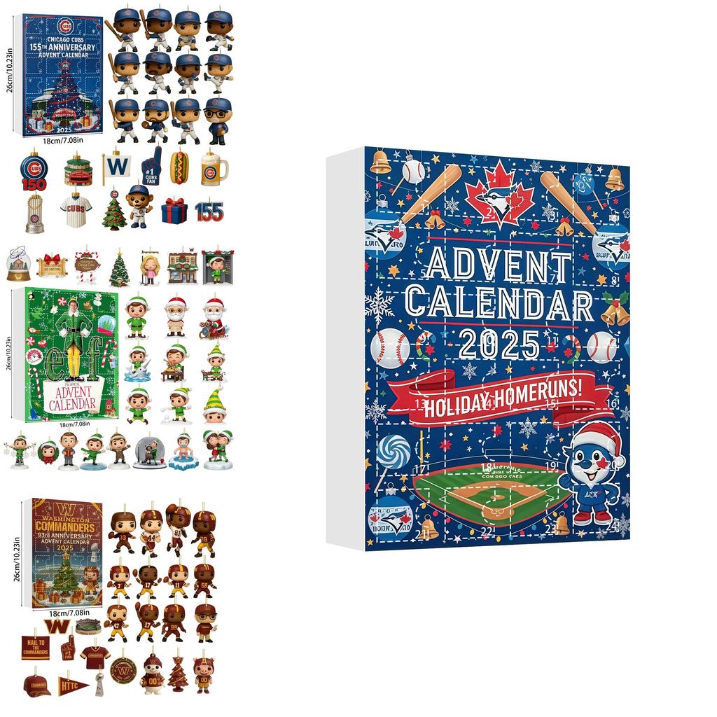 Chicago Cubs Mascot Acrylic Christmas Tree Ornament With Figurines For Holiday Decor And Gift Giving