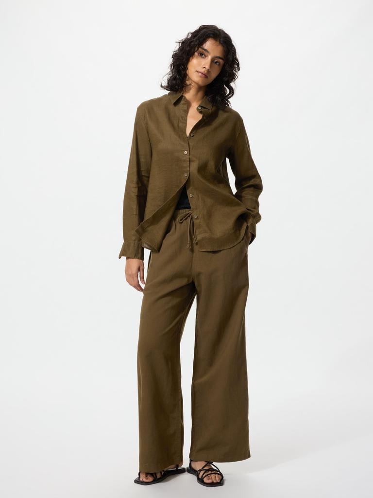 Uniqlo Легкие брюки из льняной смеси