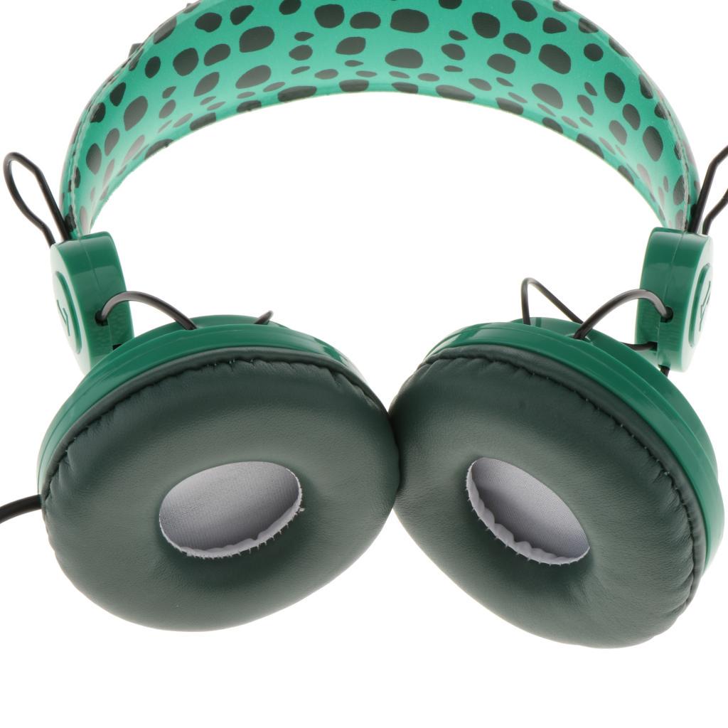 Милый динозавр мультфильм дети мальчики проводные наушники гарнитура с микрофоном