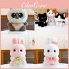 Small Plush Cat Toy Short Cotton Cuddly Doll Children Room Play Festival Gift