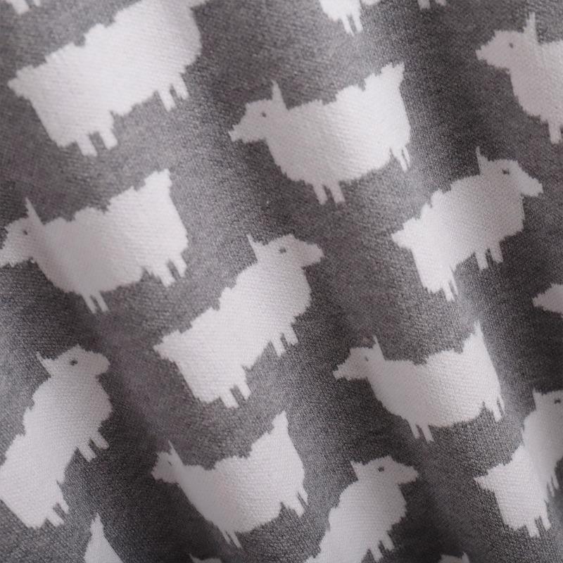 Зимний вязаный свитер с принтом альпаки, женский свободный повседневный свитер с круглым вырезом и длинным рукавом, женский модный повседневный элегантный трикотажный свитер, женский тренд 2024 года