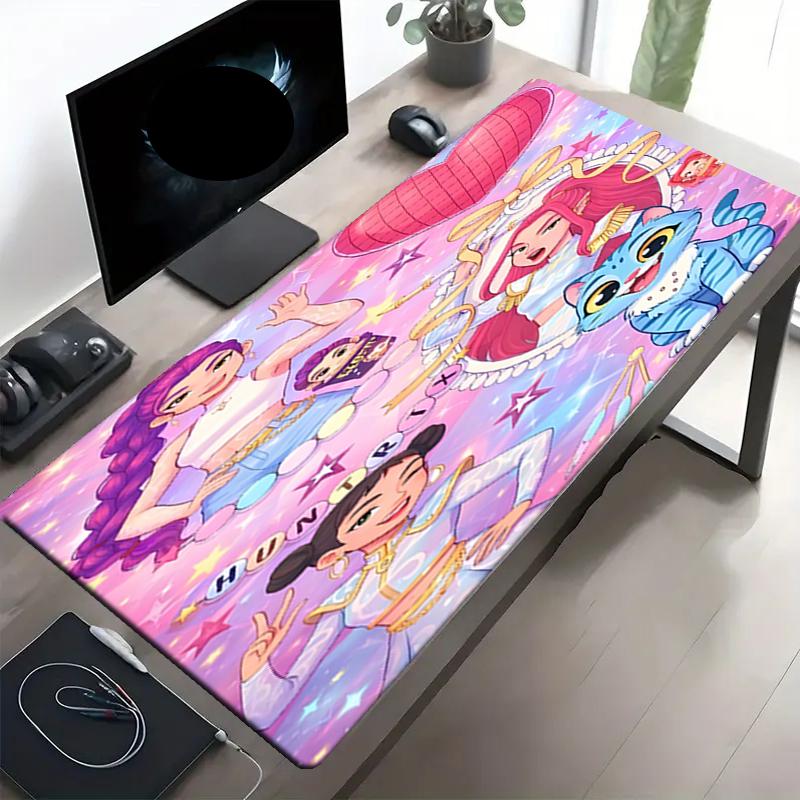 Girl group Print Mouse Pad, Anti‑Slip Desktop keyboard Mat, for PC Laptop Gaming Working Daily Use, Cool Festival Surprise Gift