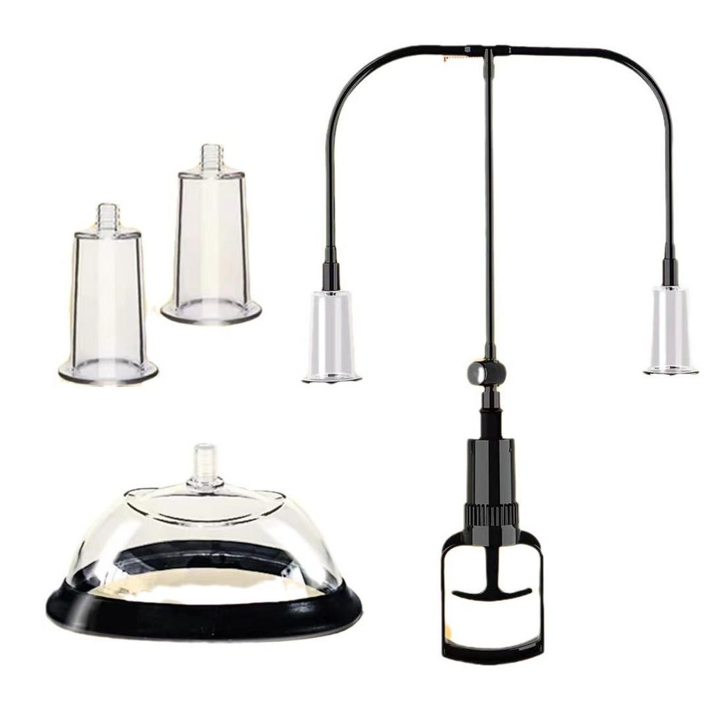 Массажер с вакуумной помпой для увеличения груди и стимуляции сосков