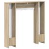 Fireplace Surround Sonoma Oak 102 x 20 x 102 cm Engineered Wood