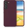 Жидкий силиконовый чехол для Samsung Galaxy S22 Шелковистый силикон Тонкий Защитный чехол на все тело Ударопрочный с подкладкой из микрофибры Совместим с Galaxy