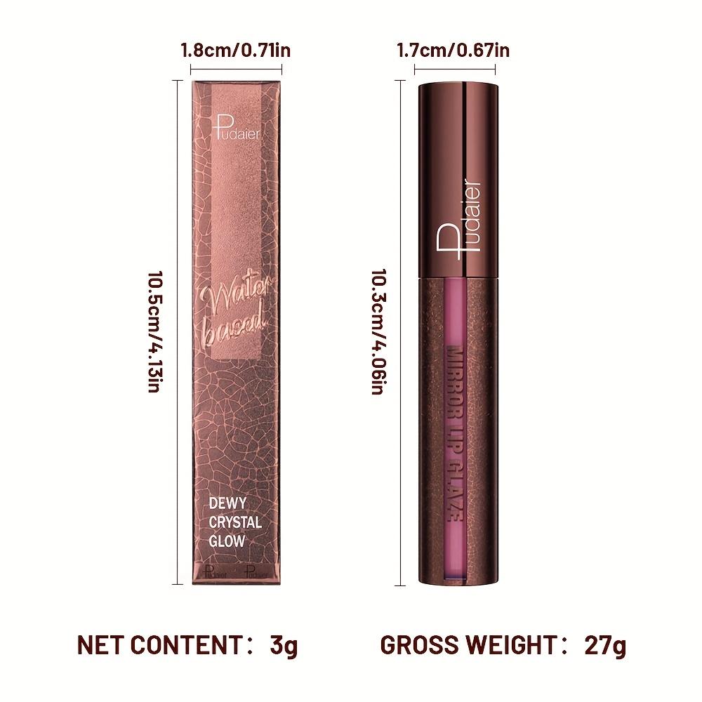 Glaze Lip Shine Transparent Mirror Glass Lip Oil Lightweight Nonstick Lip Gloss Lipstick Moisturizing Sexy Lips Plumper