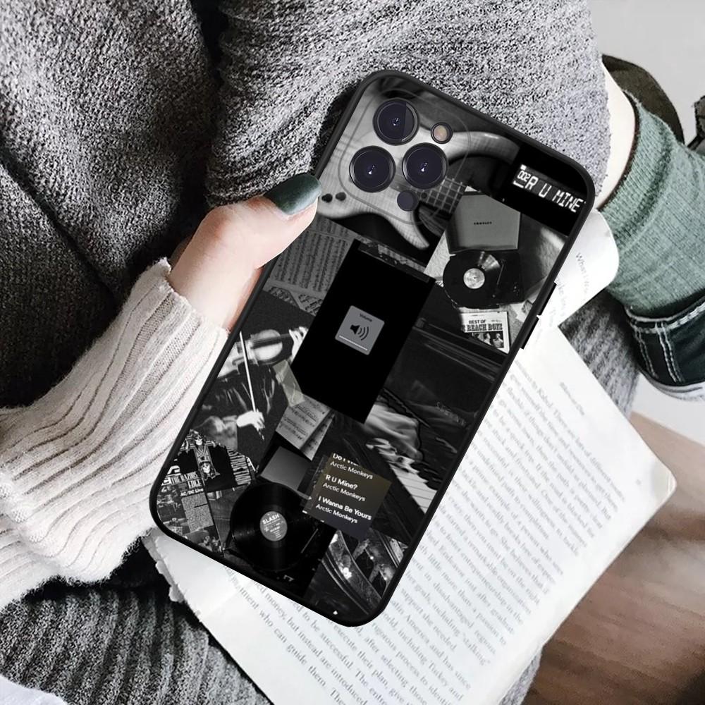 Чехол для телефона Музыкальный инструмент Гитара Пианино Для IPhone 16 15 8 7 6 6S Plus X SE XR XS 14 11 12 13 Mini Pro Max Мобильный чехол