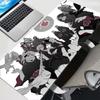 Cool Black White Anime Mouse Pad XL Akatsuki Naruto Non Slip Keyboard Desk Mat Waterproof Moon Pattern Laptop Gamer Mousepad