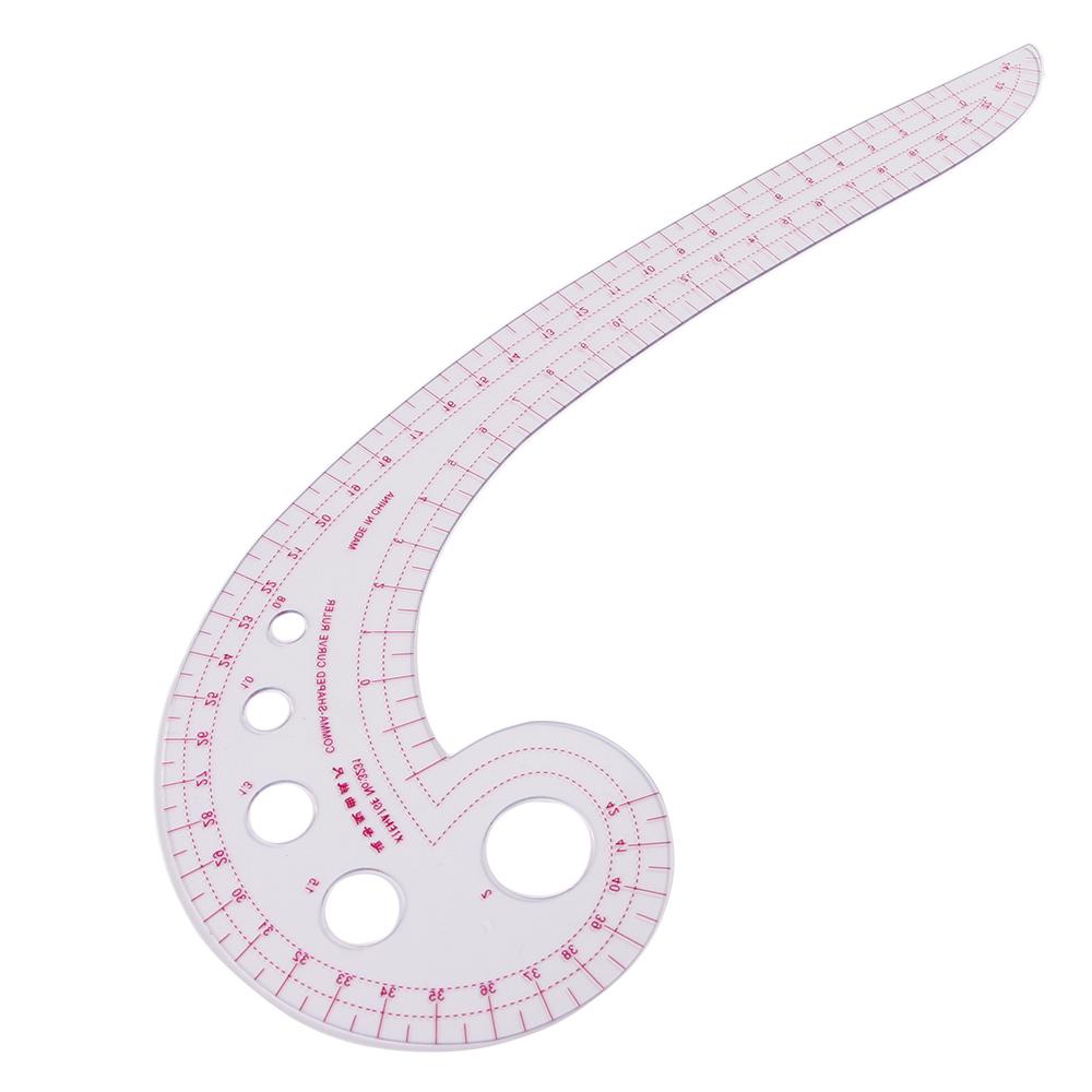 Градация шаблона Создание прозрачного сплайна Дизайн французской кривой Линейка измерительная линейка швейный инструмент
