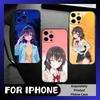 Чехол для телефона с персонажем аниме Y-Yuki Suou для iPhone 17, 16, 15, 14, 13, 12 Plus, Max, Мягкий силиконовый, Черный