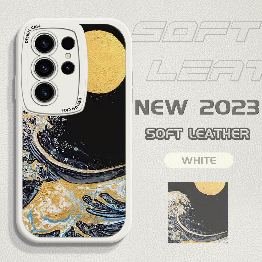 Модный чехол из искусственной кожи для Vivo V23E Y15 Y91 Y51 OPPO A9 Reno8 6 Realme 10 Pro C21 C12 C15 C35 Huawei Nova 7i P30 Lite Infinix Hot 10S, чехол для телефона