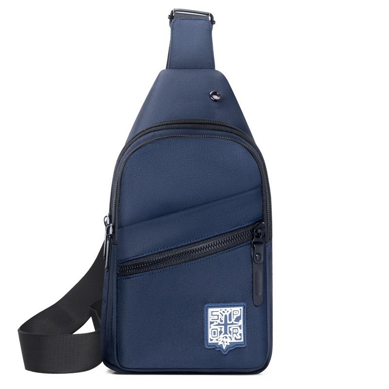 Мужская нагрудная сумка высококлассная большая вместимость на плечо спортивная и повседневная универсальная трендовая нагрудная сумка-мессенджер