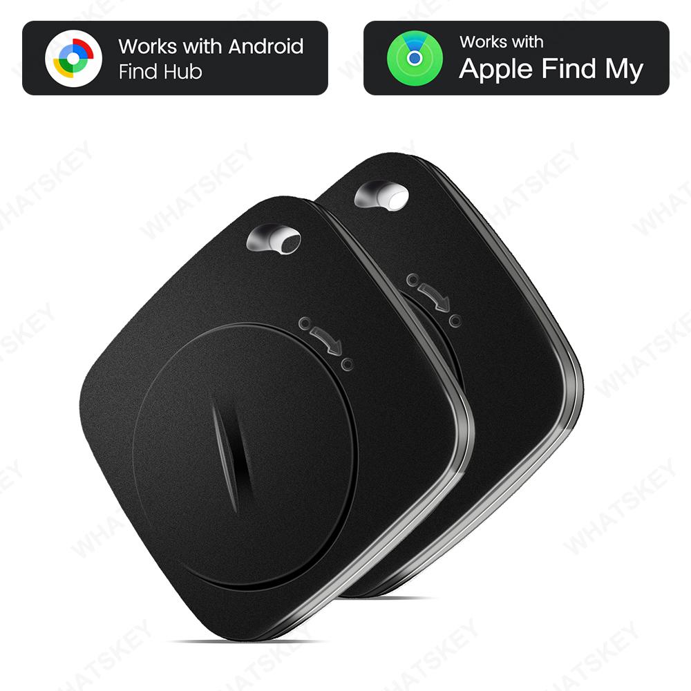 Двойная система Google Find My GPS-трекер Работает с Android IOS Google Location GPS-трекер Отслеживание Поиск ключей Защита-Безопасность