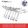 8 10 12mm High Quality Y Type Socket Wrench Bicycle Bike Y Wrench Sockets Multi-Standard Chrome Vanadium Steel Socket Wrench Set