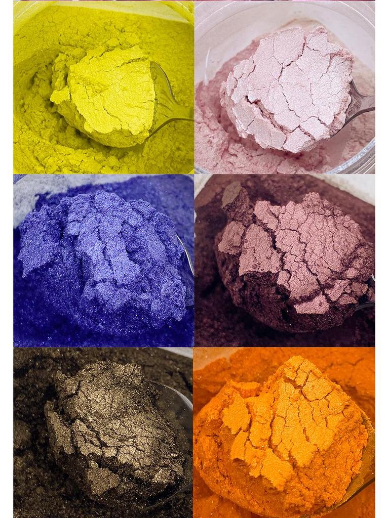 Slime Magic Pearlescent Gold Mica Glitter Powder for Paint & Plastic