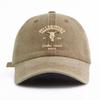 pc Yellowstone Print Washed Baseball Cap for Adults  Minimalist Retro Style Casual Soft Adjustable Dad Hat Perfect As Gift