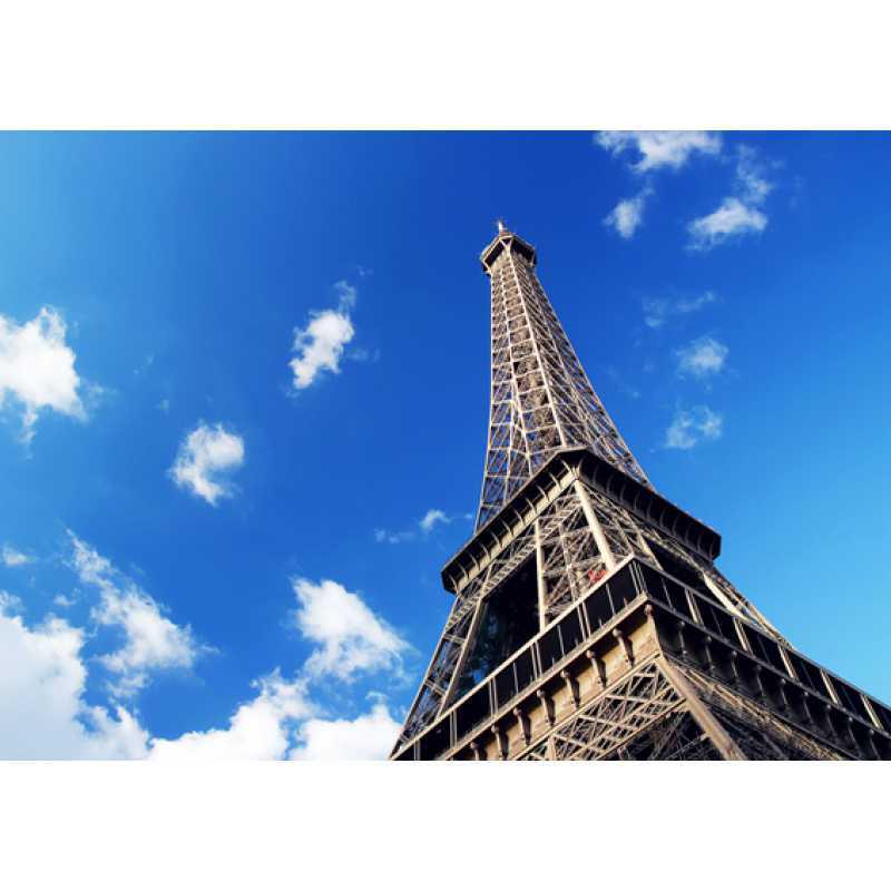 Framed Eiffel Tower & Leaning Tower of Pisa Poster with Free Shipping