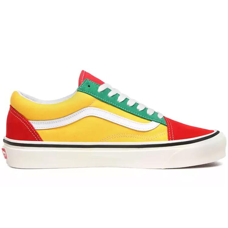 Vans Old Skool 36 Dx 'Красный Изумрудный Желтый' VN0A38G2XFM