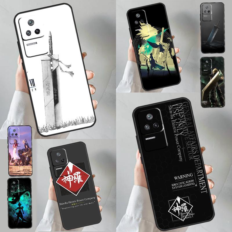 Чехол Final Fantasy VII для Xiaomi 13 14 Ultra 12 Lite 11T 12T 13T Pro POCO M6 Pro X6 X5 X3 F3 F5 M5s