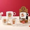 Практичный сувенир Мультяшная кружка Керамическая кофейная чашка Мероприятие Маленький подарок Чашка для воды Реклама