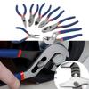 7PCS Pliers Set Includes Groove Joint Slip Joint Linesman Diagonal and Long Nose Pliers Multipurpose Tools for Car Repair