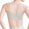 Новый формирующий хлопковый эластичный гибридный бюстгальтер с чашечками в форме сердца L [Bradelis York] Бюстгальтер без косточек, 25, бежевый,