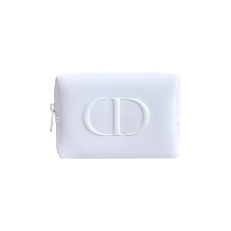 Dior Косметичка с логотипом CD Белая Матовая Дорожная Сумка для Макияжа