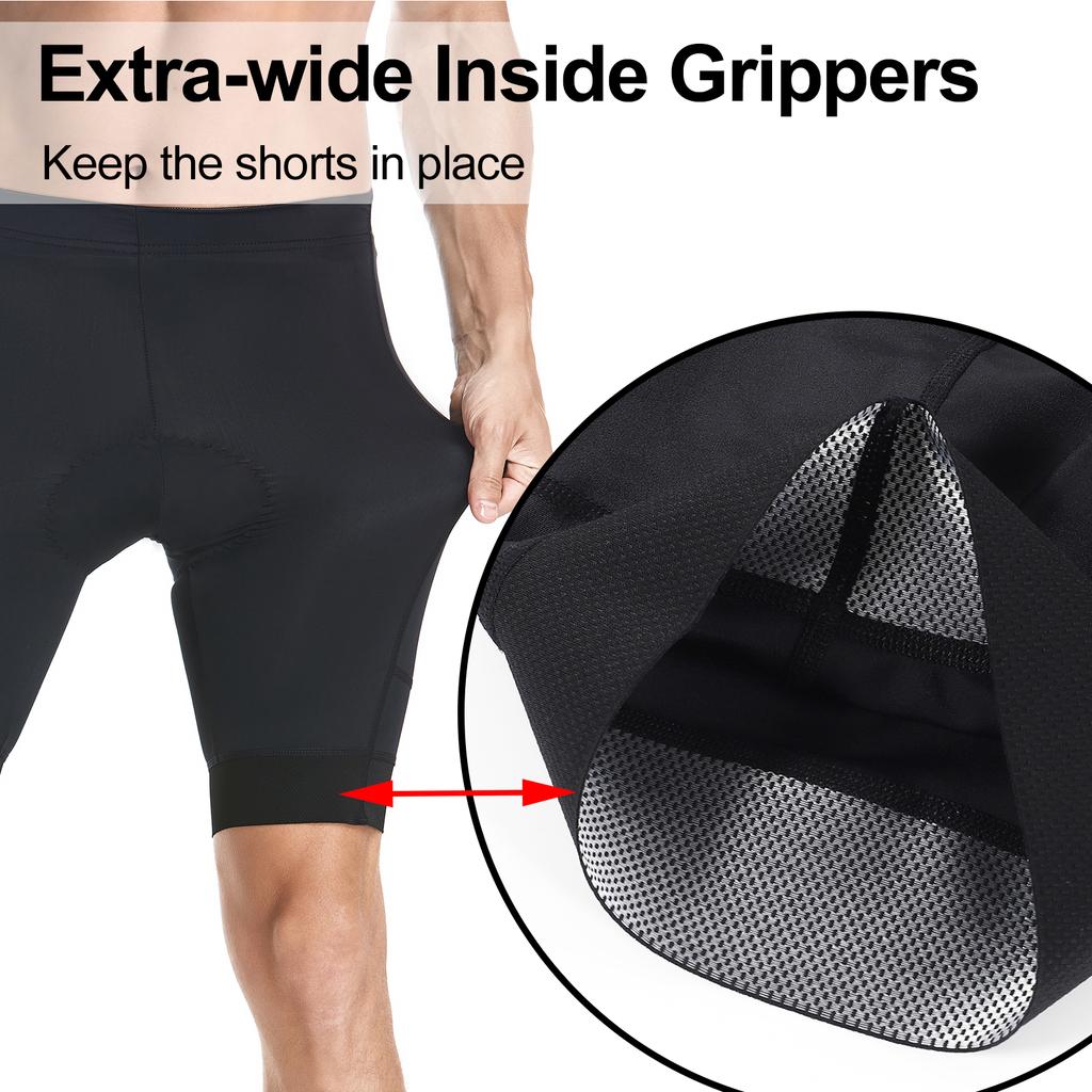 Мужские велосипедные шорты с мягкой подкладкой и 3 карманами, дышащие велосипедные шорты, колготки