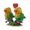 Valentine's Day Gift MOC Building Blocks Ornament Love Bird Model Children's Educational Building Blocks Toy