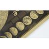 Exquisite Retro Large Vintage Paper Earth's Moon World Map Poster Elegant Home Decor