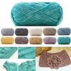 Rainbow Color Wool Yarn Cotton Rainbow Cotton Yarn Warm Hand-woven  Sofa Cushion