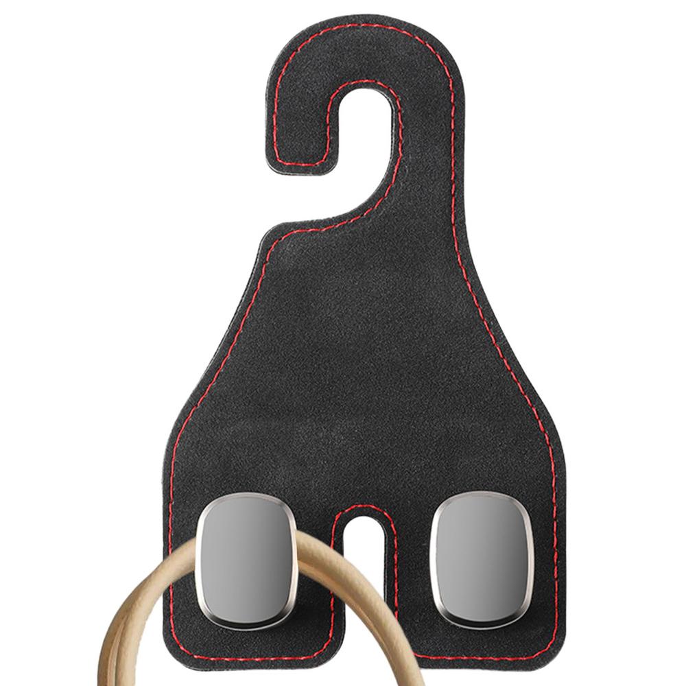 Car Purse Hooks Double 2 In 1 Car Headrest Hook Seat Double Hooks Multifunctional Auto Backseat Hangers Headrest & Seat Hook