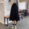 Women's High Waist A-Line Drape Midi Skirt for Autumn