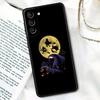 Счастливого Хэллоуина S24 Ultra Для Samsung Galaxy S23 Ultra S21 S20 FE S22 S10 S24 S23 Plus Чехол Обложка Кот Летучая мышь Тыква Ведьма Замок