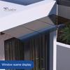 Невидимый тент для входной двери Защита от дождя и снега, солнца, навес для окна, патио, веранда, балкон, карниз, кровля, навес для защиты от дождя